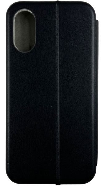 Кожаный чехол книжка Elegant book на ZTE Blade A31 Plus (на зте блейд а31 плюс) черный 87905 фото