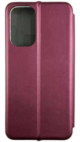 Кожаный чехол книжка Elegant book на Samsung Galaxy A73 (5G) / бордовый 092905 фото