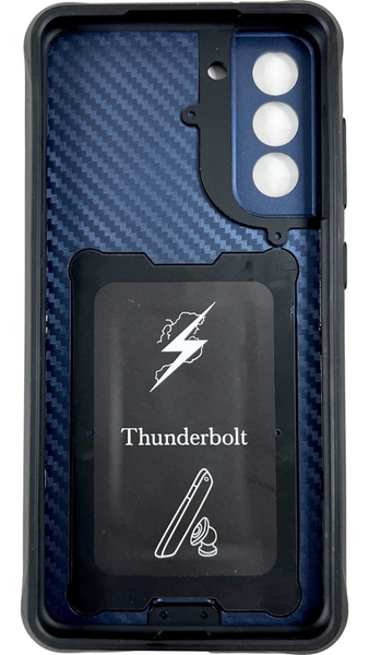 PC + TPU чохол Camshield armor для Samsung Galaxy S21 FE / синій 085378 фото
