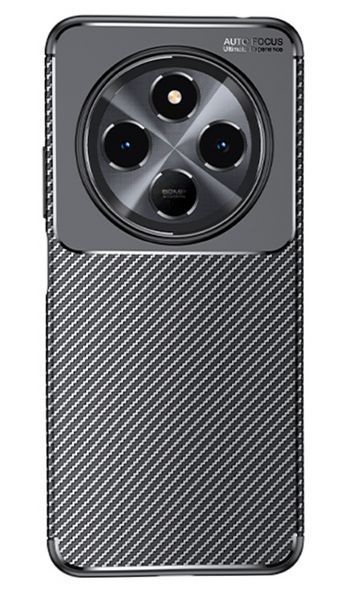 TPU чохол накладка Autofocus для Poco C75 / чорний 201763 фото