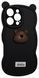 Силиконовый 3D чехол Hello Bear для iPhone 14 Pro / black 202494 фото 1