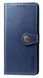 Шкіряний чохол книжка Galant Book для Motorola G05 / синій 202670 фото 1