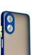 TPU чехол накладка Matte Color Case для OPPO A17k синий 83237 фото 2
