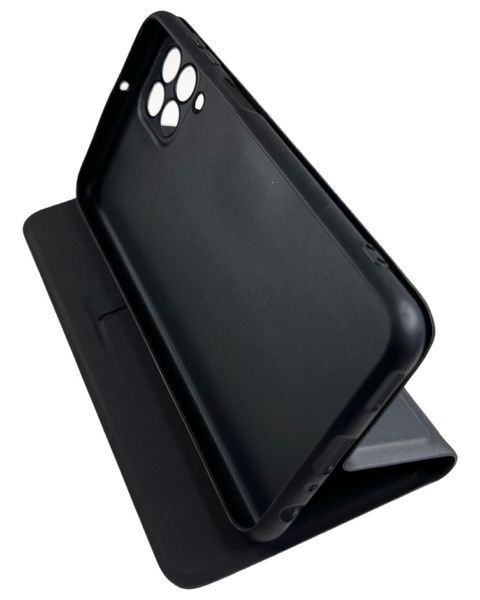 Кожаный чехол книжка Fibra на Samsung Galaxy M33 (на самсунг м33) черный 087756 фото