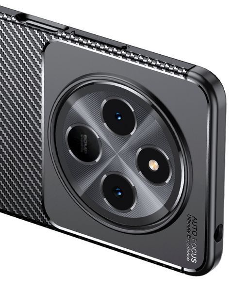 TPU чохол накладка Autofocus для Poco C75 / чорний 201763 фото
