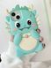 Силиконовый 3D чехол Funny Dragon для iPhone 15 Pro Max / голубой 099451 фото 2