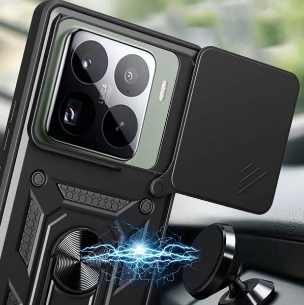 PC + TPU чехол Camshield Armor для Xiaomi 15 Pro / черный 202191 фото