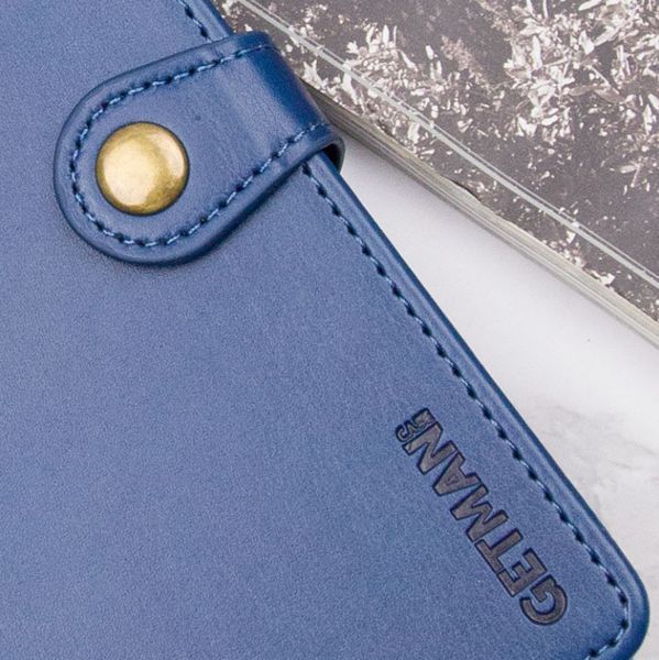 Шкіряний чохол книжка Galant Book для Motorola G05 / синій 202670 фото