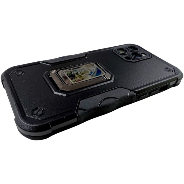 PC + TPU чехол Armor Magnet Ring для iPhone 12 Pro Max (на айфон 12 про макс) 085667 фото