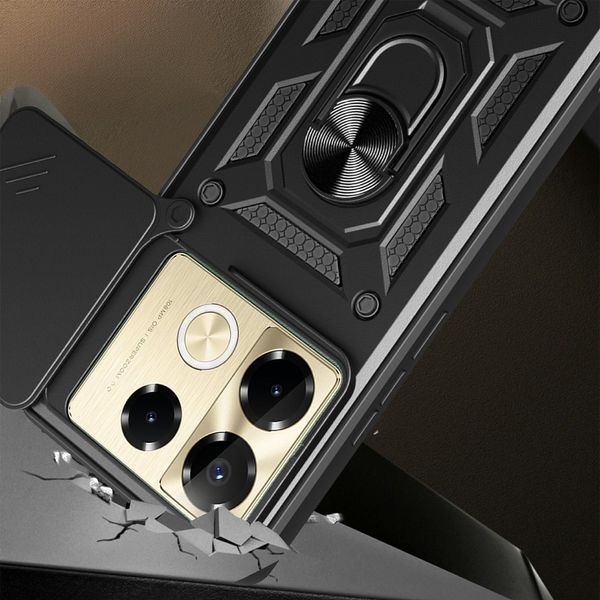 PC + TPU чехол Camshield Armor для Infinix Note 40 Pro Plus / красный 200434 фото