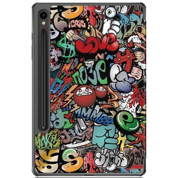 Шкіряний чохол книжка Crazy Horse для Samsung Tab S9 FE (10.9") graffity 093938 фото