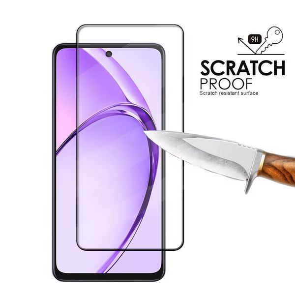 Захисне скло для OPPO A40M 4G / чорне 098592 фото