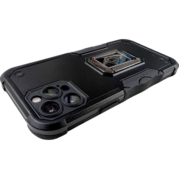 PC + TPU чехол Armor Magnet Ring для iPhone 12 Pro Max (на айфон 12 про макс) 085667 фото