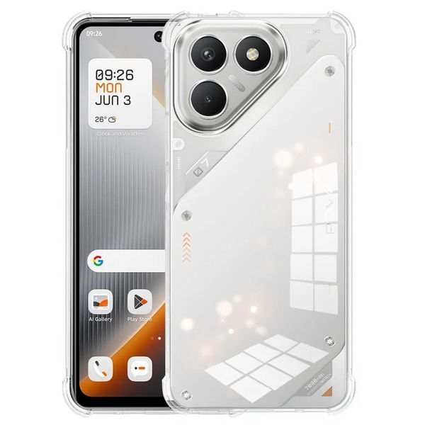 Противоударный чехол WXD для Tecno Pova 7 Neo&nbsp;(LJ6) / прозрачный 101106 фото
