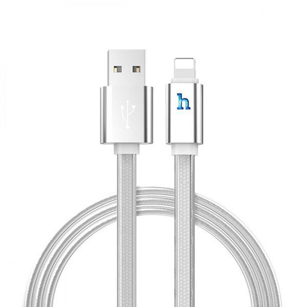 USB кабель Hoco UPL12 Plus Jelly Braided Lightning Cable (1.2m) (4 цвета) 80599 фото