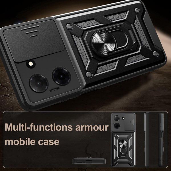 PC + TPU чохол Camshield Armor для Xiaomi Redmi A5 (global) / червоний 099762 фото