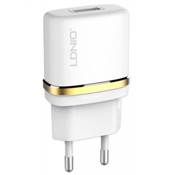 Мережеве ЗУ LDNIO DL-AC50 на 1 USB (1 A) білий 51172 фото