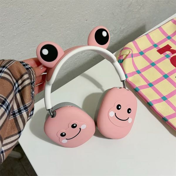 Силиконовые защитные накладки и ушки Frog на наушники AirPods Max / розовый 098848 фото