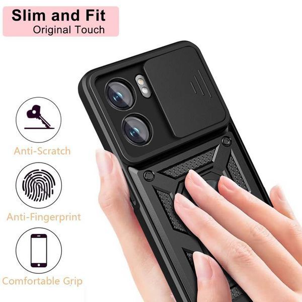 PC + TPU чохол Camshield armor для OPPO A57S / синій 089426 фото
