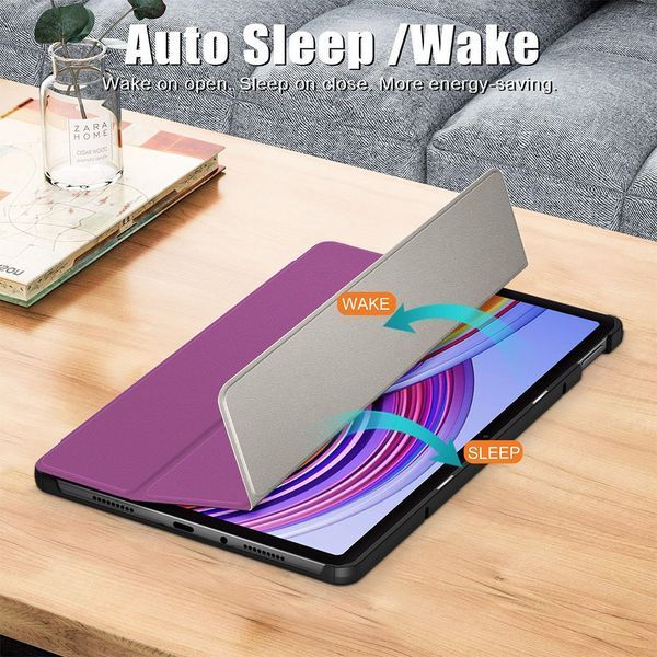 Чохол книжка Crazy Horse на Xiaomi Redmi Pad Pro (12.1")/фіолетовий 097707 фото