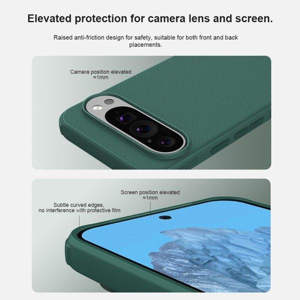Чехол Nillkin Super Frosted Shield на Google Pixel 9 Pro XL / зеленый 097751 фото