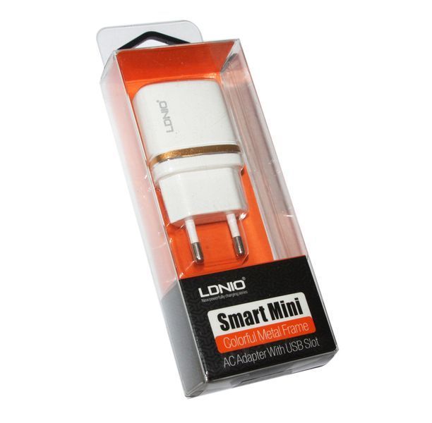 Мережеве ЗУ LDNIO DL-AC50 на 1 USB (1 A) білий 51172 фото