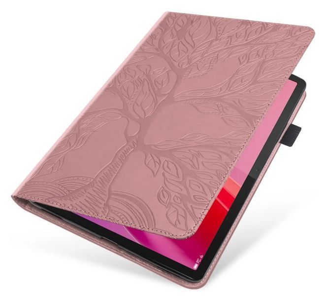 Чохол книжка Wood book для Lenovo Tab K11 2024 (11") / рожевий 202190 фото