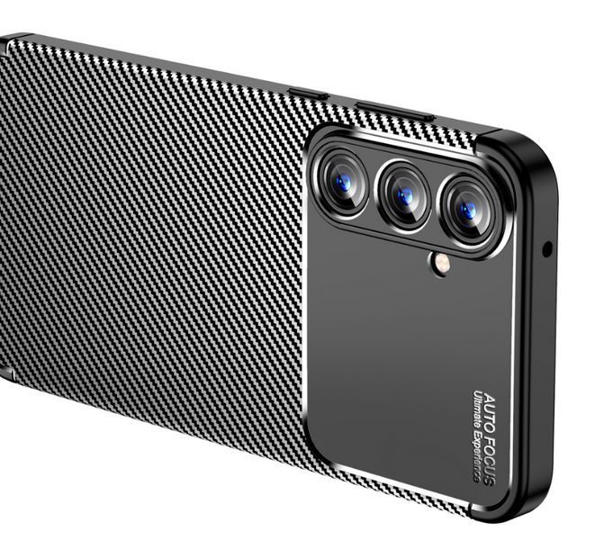 TPU чохол накладка Autofocus для Samsung Galaxy A55 / чорний 201780 фото