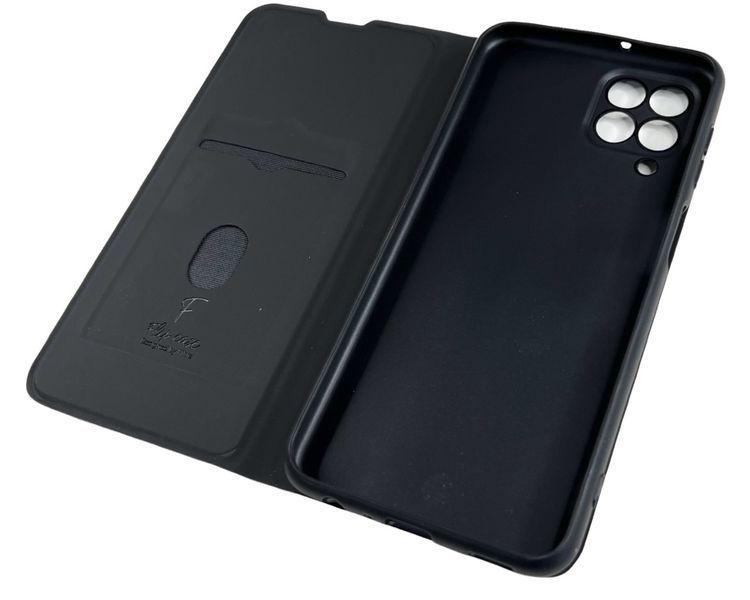 Кожаный чехол книжка Fibra на Samsung Galaxy M33 (на самсунг м33) черный 087756 фото