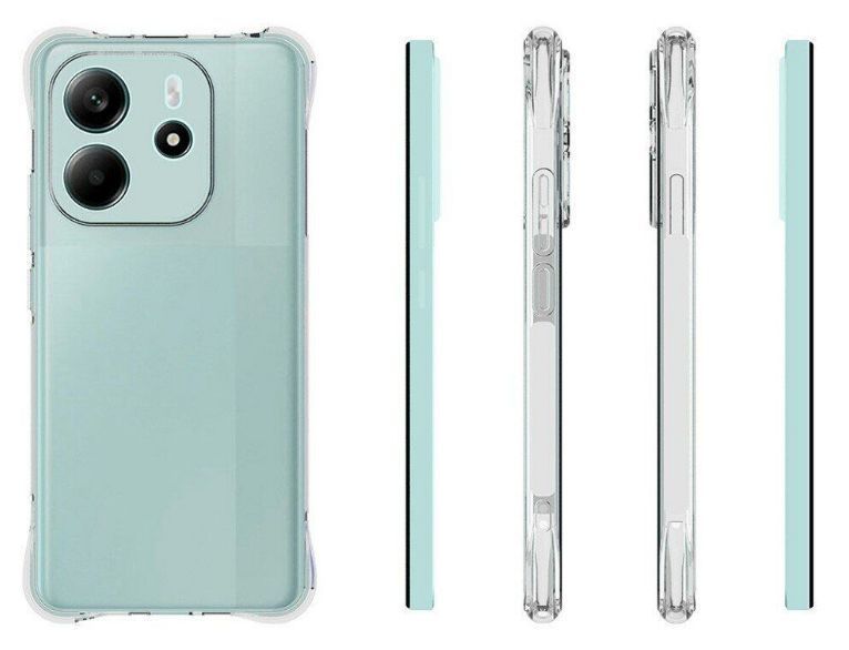 Протиударний чохол WXD для Xiaomi Redmi Note 14 (4G) / прозорий 098868 фото