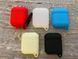 Силиконовый чехол с карабином и заглушкой для AirPods (5 цветов) 015773 фото 1