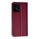 Чохол-книжка Fibra case для Xiaomi Redmi 12 бордовий 094410 фото 2