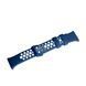 Ремінець браслет Perforation на Xiaomi Mi Smart Band 7 Pro Blue and White 91029 фото 1