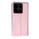 Шкіряний чохол книжка Fibra case на Xiaomi Redmi Note 13 (5G) / рожевий 095867 фото 2