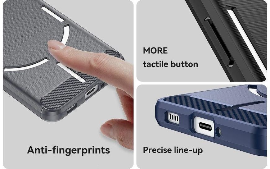 TPU чохол накладка Urban для Nothing Phone 1 / синій 090084 фото