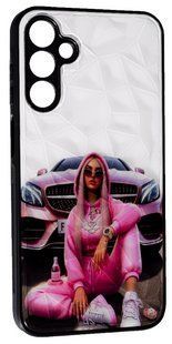 Чохол накладка Prisma Ladies для Samsung Galaxy A16 (5G) / pink car 200944 фото