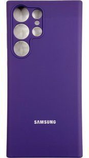 Чехол Soft touch на Samsung Galaxy S23 Ultra / фиолетовый 087756 фото