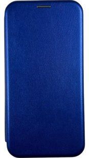 Кожаный чехол книжка Elegant book на ZTE Blade A31 Plus (на зте блейд а31 плюс) синий 87906 фото