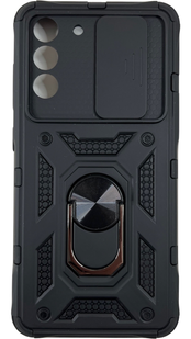 PC + TPU чохол Camshield armor для Samsung Galaxy S21 FE / чорний 085379 фото