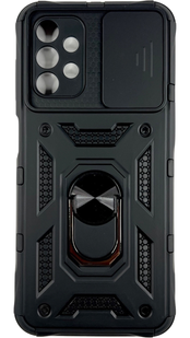 PC + TPU чохол Armor Camshield для Samsung Galaxy A13 (4G) / чорний 085916 фото