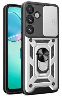 PC + TPU чехол Camshield Armor для Samsung Galaxy S25 FE / сереберистый 203667 фото