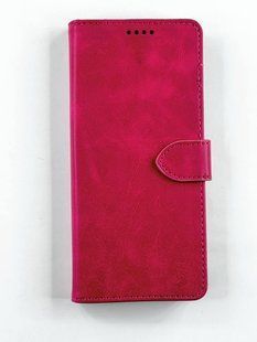 Шкіряний чохол книжка Retro на ZTE Blade V50 Vita малиновий 095771 фото
