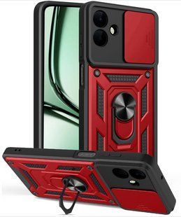 PC + TPU чехол Camshield Armor для Samsung Galaxy A07 (A075) / красный 203406 фото