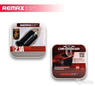 Автомобильная зарядка Remax на 1 USB (2.1A) (2 цвета) 20-002 фото