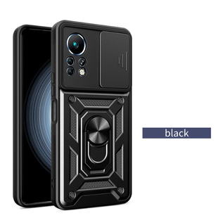 PC + TPU чохол Camshield armor для Infinix Note 12 / чорний 089226 фото