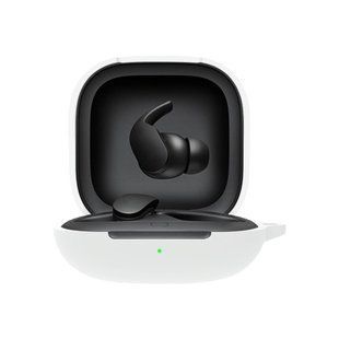 Силіконовий чохол із карабіном для Beats Fit Pro білий 89681 фото