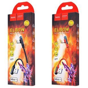 USB кабель Hoco U77 Excellent Elbow Lightning Cable (1.2m) (2 вида) 80600 фото