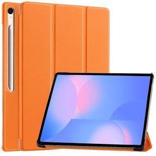 Чохол книжка Crazy Horse на планшет Samsung Galaxy Tab S10 FE Plus (13.1") / помаранчевий 100091 фото