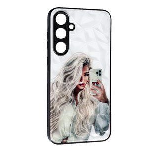 Чохол накладка Prisma Ladies для Samsung Galaxy A35 Girl with Phone 096160 фото