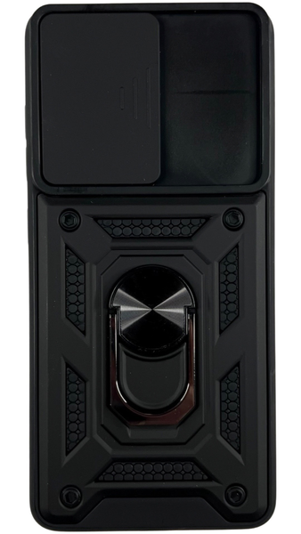 PC + TPU чохол Armor Camshield для Samsung Galaxy A13 (4G) / чорний 085916 фото